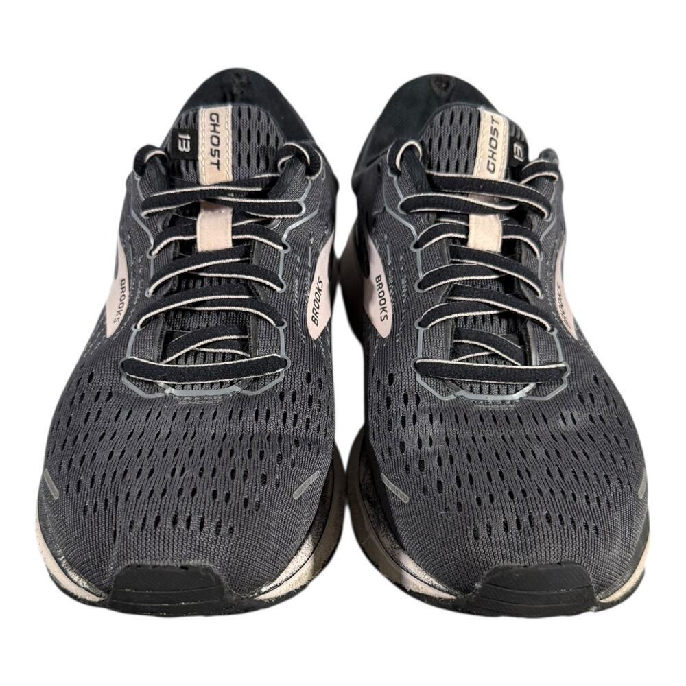 Brooks Ghost 13 Black Gray Women’s 8 Wide (D) Running Shoes Cushioned Neutral - Picture 3 of 8